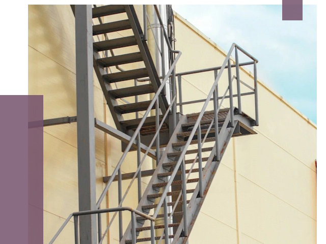 Пожарные лестницы в Кольчугине от 12205 руб. — монтаж и продажа | ПРОЛЁТ-Кль