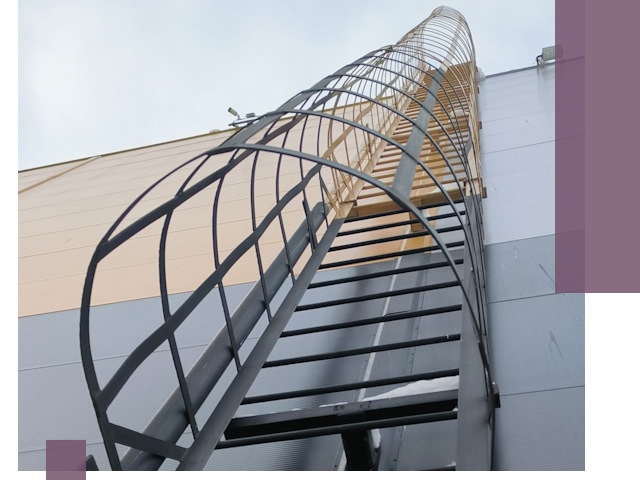 Изготовление и монтаж пожарных лестниц в Кольчугине профессионально