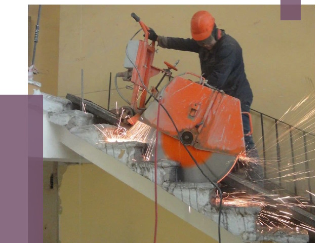 Демонтаж бетонных лестниц в Кольчугине от 4577 руб. за м2 | ПРОЛЁТ-Кль