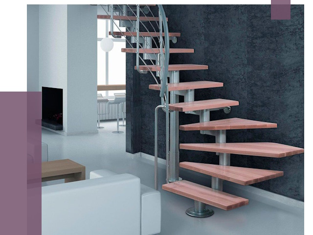 Модульные лестницы в Кольчугине от 16782 руб. — купить в ПРОЛЁТ-Кль