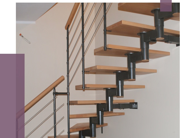 Изготовление модульных лестниц в Кольчугине от 11442 руб. 