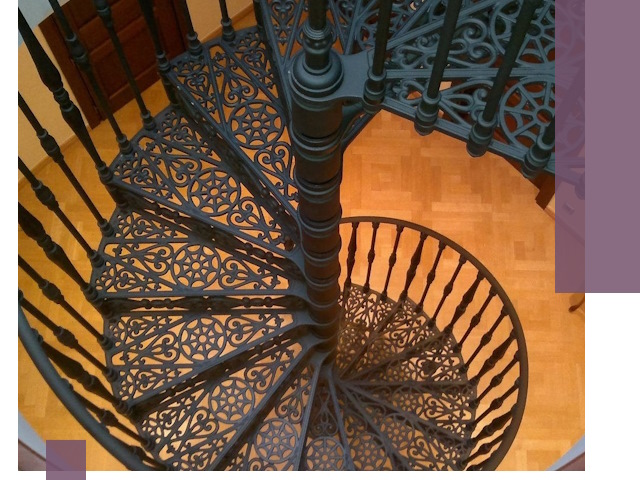 Винтовые лестницы под ключ в Кольчугине: производство и монтаж