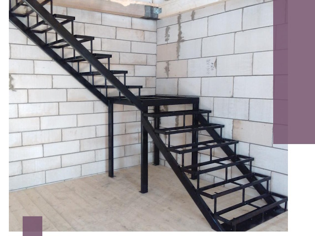 Лестницы на металлокаркасе под ключ в Кольчугине — изготовление и монтаж