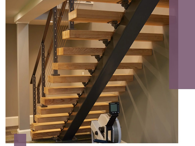 Лестницы на монокосоурах под ключ в Кольчугине - изготовление и монтаж