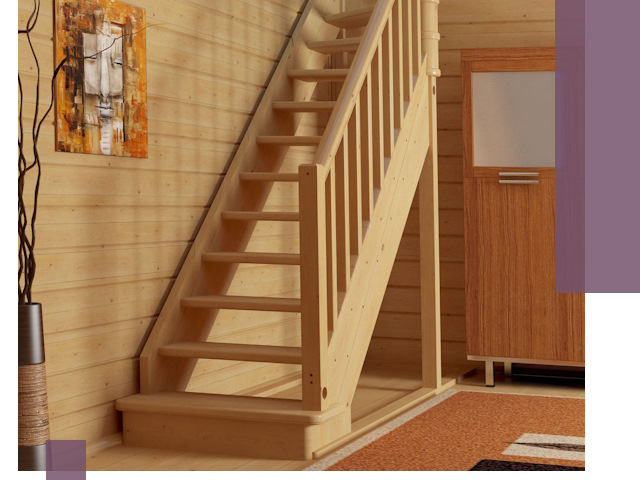 Лестницы эконом класса под ключ в Кольчугине — недорого и быстро