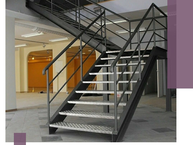 Лестницы для офиса в Кольчугине: изготовление, монтаж, демонтаж