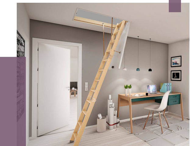 Чердачные лестницы в Кольчугине — от 14494 руб. | ПРОЛЁТ-Кль