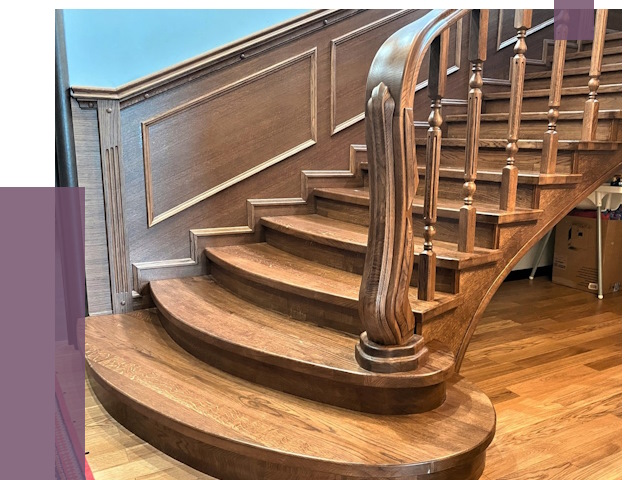 Дубовые лестницы под ключ в Кольчугине от 175450 руб. — ПРОЛЁТ-Кль