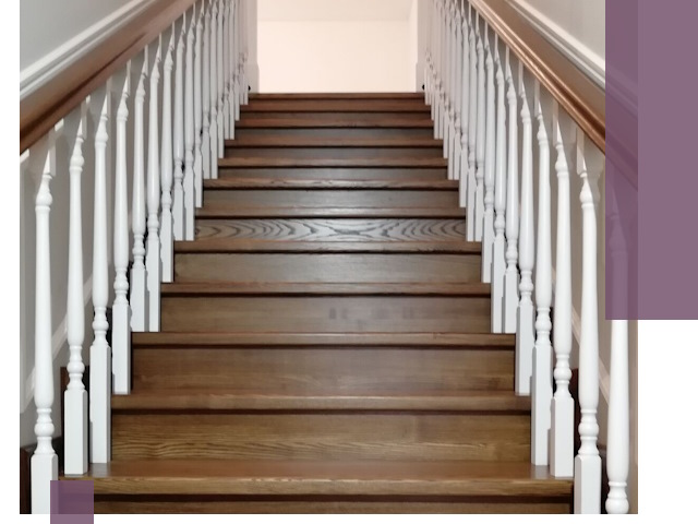 Лестницы из ясеня на заказ в Кольчугине — изготовление и монтаж