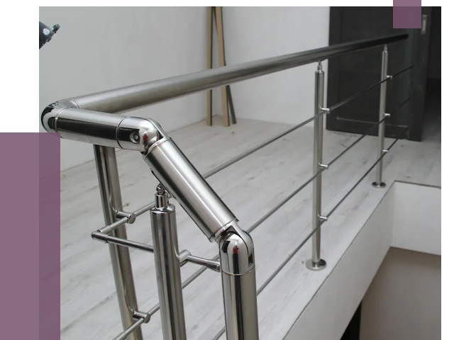 Перила из нержавеющей стали в Кольчугине от 8950 руб. под ключ | ПРОЛЁТ-Кль