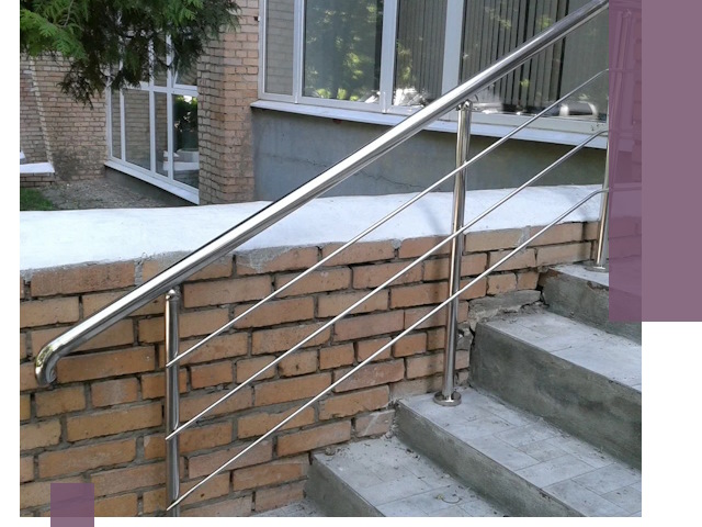 Перила из нержавеющей стали высокого качества в Кольчугине