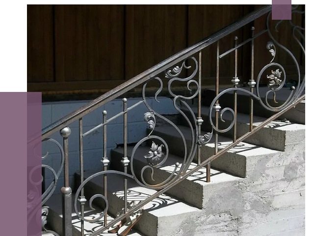 Кованые перила в Кольчугине от 8645 руб. под ключ — качество от ПРОЛЁТ-Кль