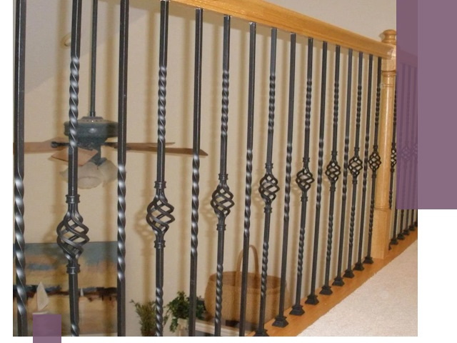 Изготовление и монтаж кованных перил в Кольчугине под ключ