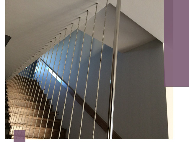 Тросовые перила под ключ в Кольчугине — производство и монтаж