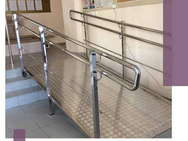 Перила для инвалидов в Кольчугине — надежные поручни и ограждения