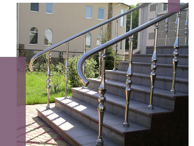 Перила для крыльца в Кольчугине от 10680 руб. — монтаж ПРОЛЁТ-Кль