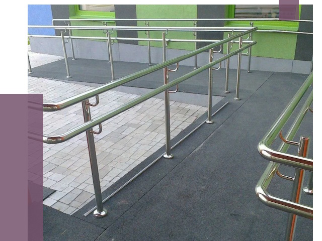 Ограждения пандусов в Кольчугине от 4323 руб. монтаж | ПРОЛЁТ-Кль