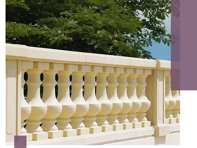 Установка балюстрады в Кольчугине: изготовление и монтаж под ключ