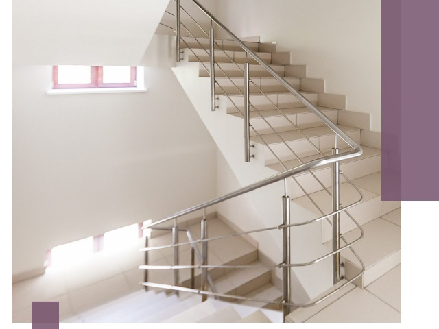 Установка и замена перил в подъезде в Кольчугине