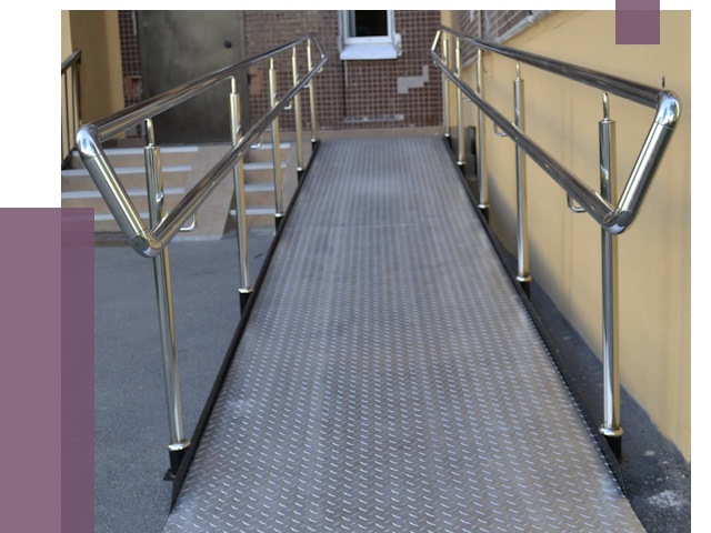 Пандусы в Кольчугине от 12205 руб. — установка для инвалидов | ПРОЛЁТ-Кль