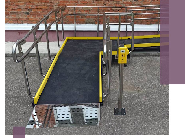 Изготовление наклонных пандусов для инвалидов в Кольчугине