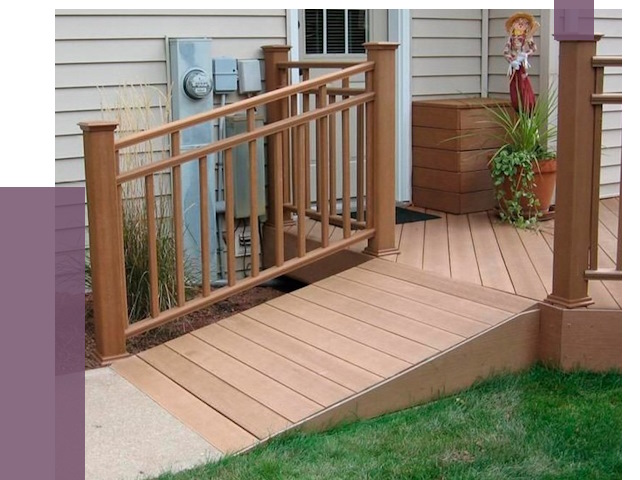 Пандус на крыльцо в Кольчугине под ключ от 7730 руб.