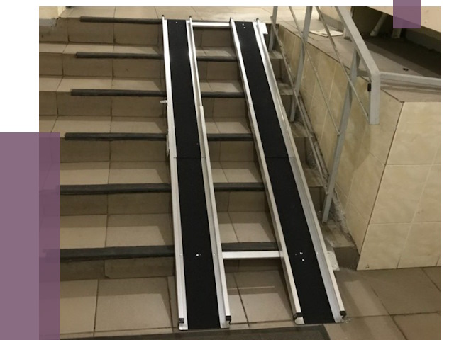 Установка пандуса в подъезд в Кольчугине от 7933 руб. под ключ | ПРОЛЁТ-Кль