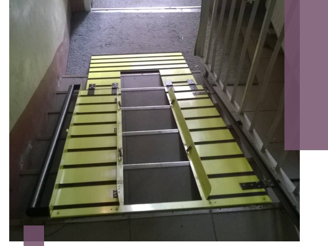 Профессиональный монтаж пандуса в подъезд в Кольчугине