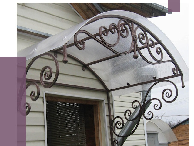 Изготовление козырьков в Кольчугине от 7323 руб. — заказать | ПРОЛЁТ-Кль