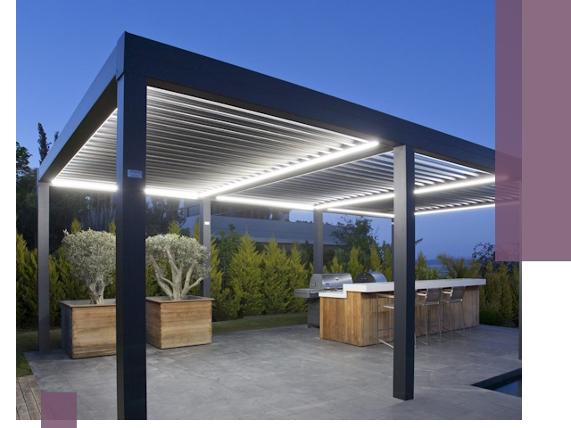 Навесы отдельно стоящие под ключ в Кольчугине из металла и поликарбоната