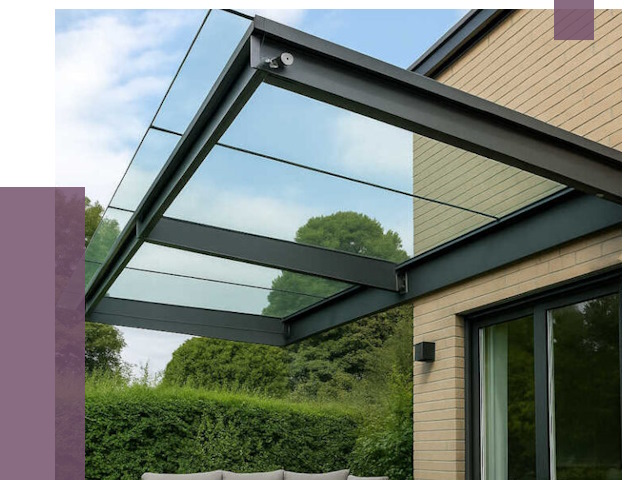 Стеклянные навесы и козырьки в Кольчугине от 12205 руб.