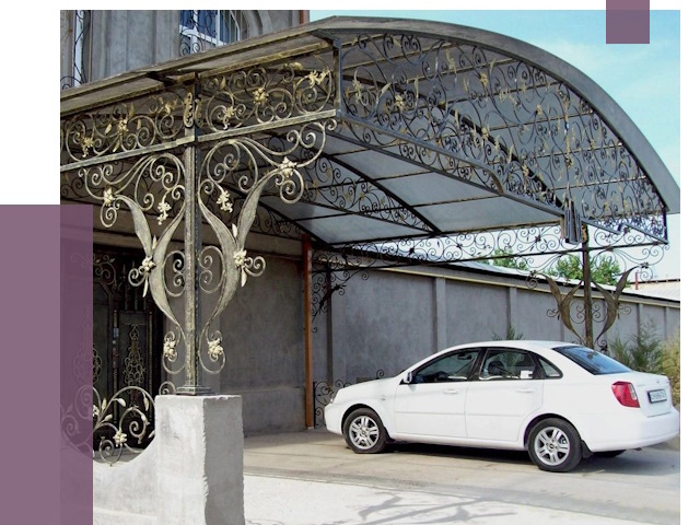 Кованые навесы в Кольчугине от 14494 руб. | ПРОЛЁТ-Кль