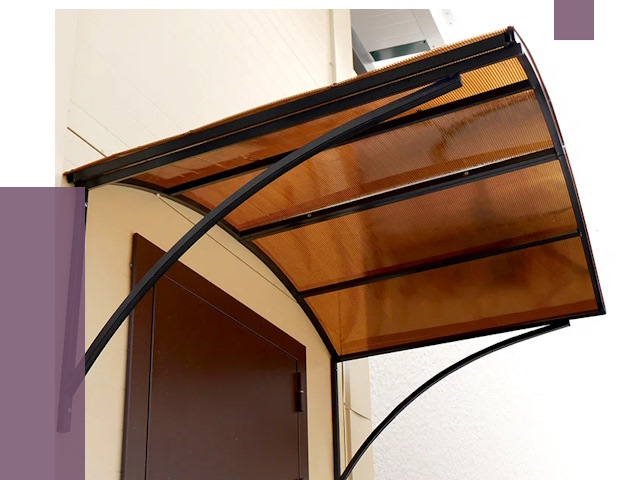 Недорогие козырьки в Кольчугине от 7547 руб.  | ПРОЛЁТ-Кль