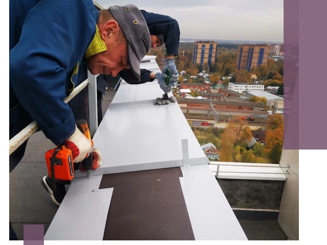 Монтаж парапетов в Кольчугине — установка прочных металлических ограждений