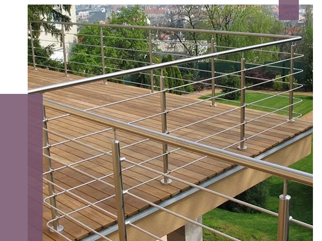 Алюминиевые парапеты в Кольчугине под ключ от 7730 руб. 