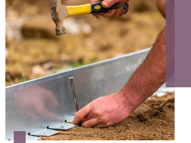 Монтаж металлических бордюров в Кольчугине быстро и качественно