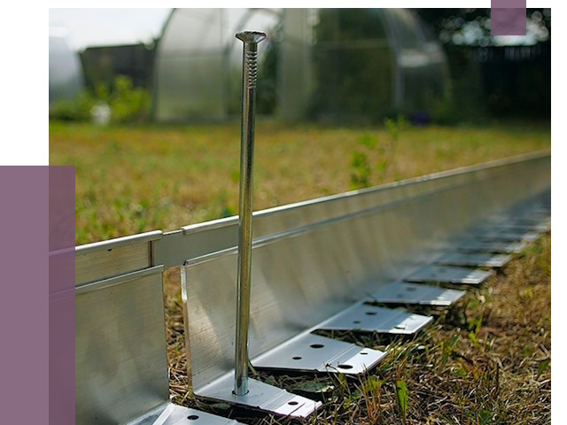 Металлические бордюры для газона в Кольчугине от 4272 руб. | ПРОЛЁТ-Кль