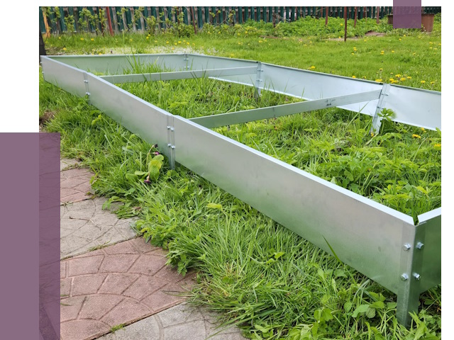 Металлические бордюры для грядок в Кольчугине от 1780 руб.