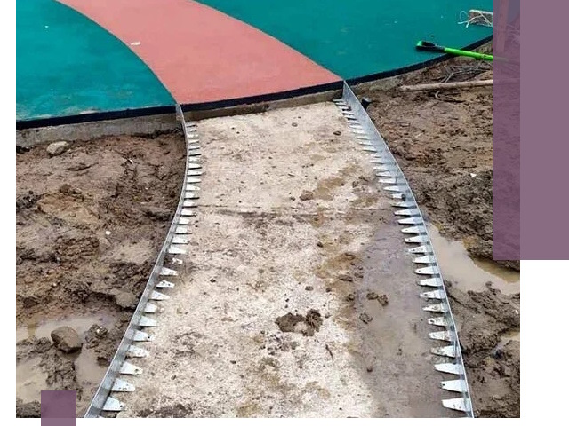 Металлические бордюры для дорожек в Кольчугине — монтаж и изготовление