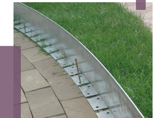 Металлические бордюры для тротуаров в Кольчугине от 8645 руб.