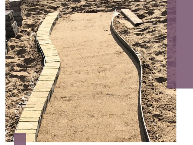 Металлические бордюры для тротуаров в Кольчугине — прочные и долговечные