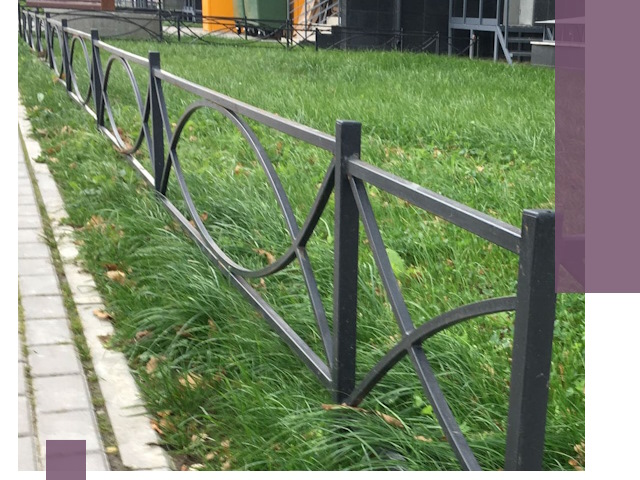 Газонные ограждения из металла в Кольчугине — монтаж и продажа