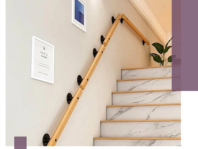 Поручни металлические и деревянные под ключ в Кольчугине