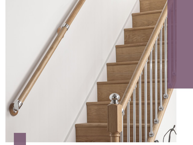 Пристенные поручни из стали и нержавейки под монтаж в Кольчугине