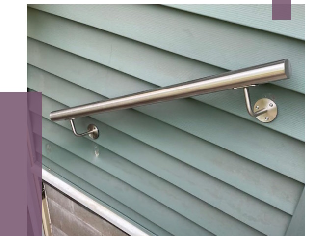 Поручни из нержавеющей стали в Кольчугине от 7628 руб.  | ПРОЛЁТ-Кль